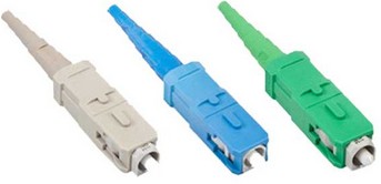 white blue grenn MM SM patch cord connector